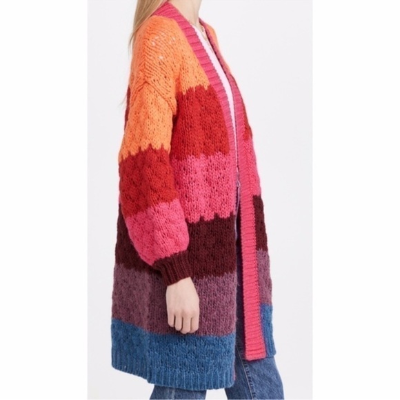 FARM Rio Striped Cardigan Multi XS - Picture 4 of 11